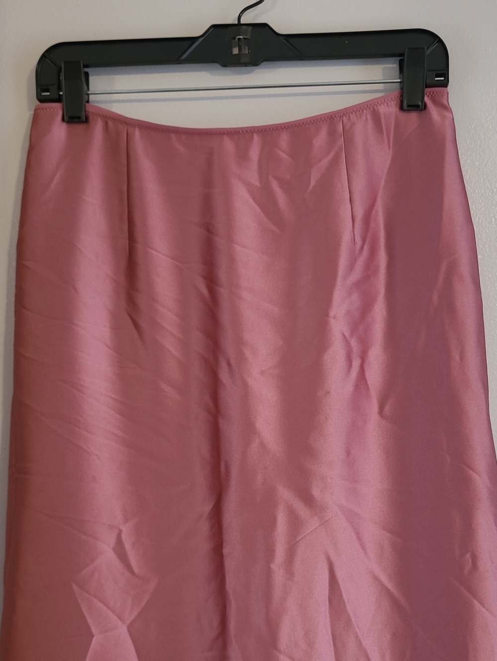 Vince 100% Silk Mauvy Pink Midi Slip Skirt Bias Cut Sz 6 Flattering Dainty Chic - Picture 5 of 13